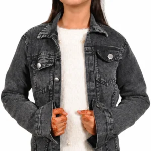 MALIKASONS Boys & Girls Solid Denim Jacket
